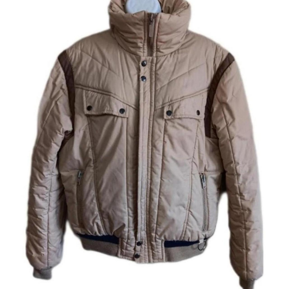 Obermeyer 70s 80s Quilted Gorpcore Bomber Jacket Coat Vintage Winter Large